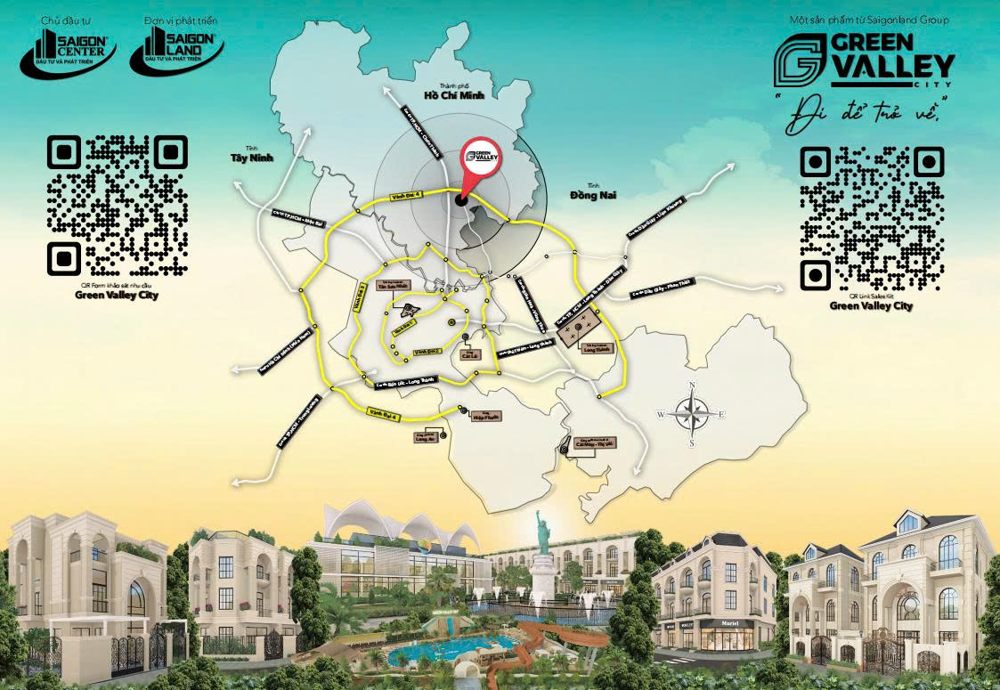 Vị trí dự án Sài Gòn Center